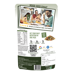 mied seed chaat product back cover packet