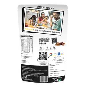 dates with walnuts product back cover packet