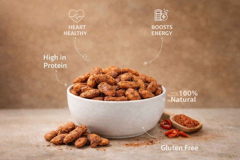 Peri Peri Almonds 360 gms