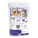 chaat millet sticks product back cover packet