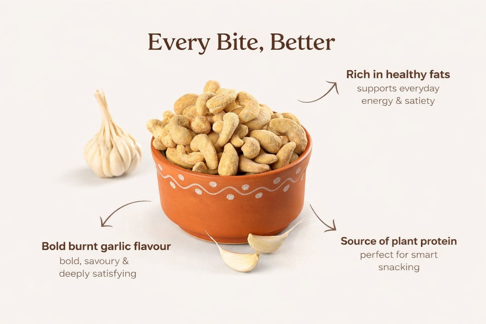 Burnt Garlic Cashew 420 gms