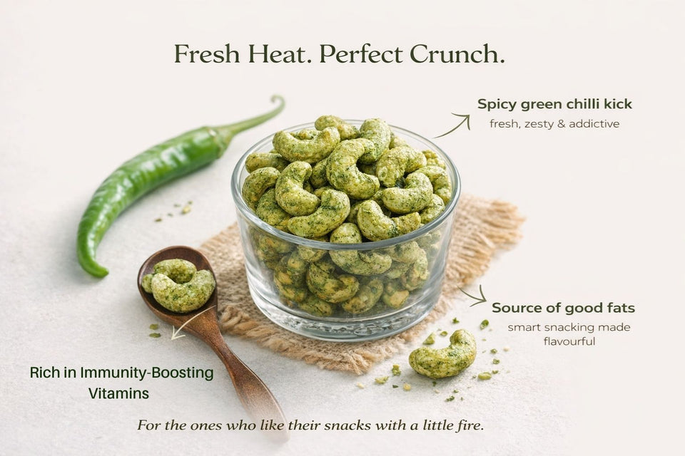 Green Chili Cashews