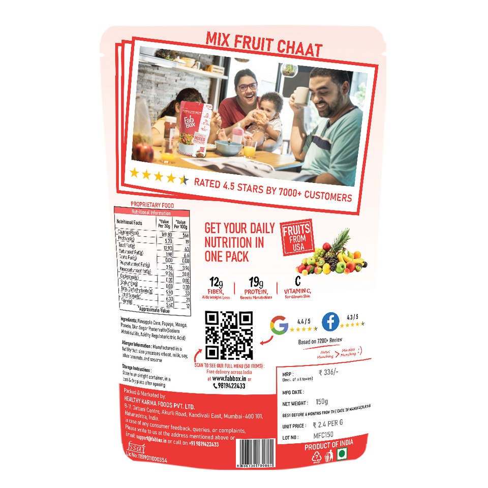 mix fruit chat product backside