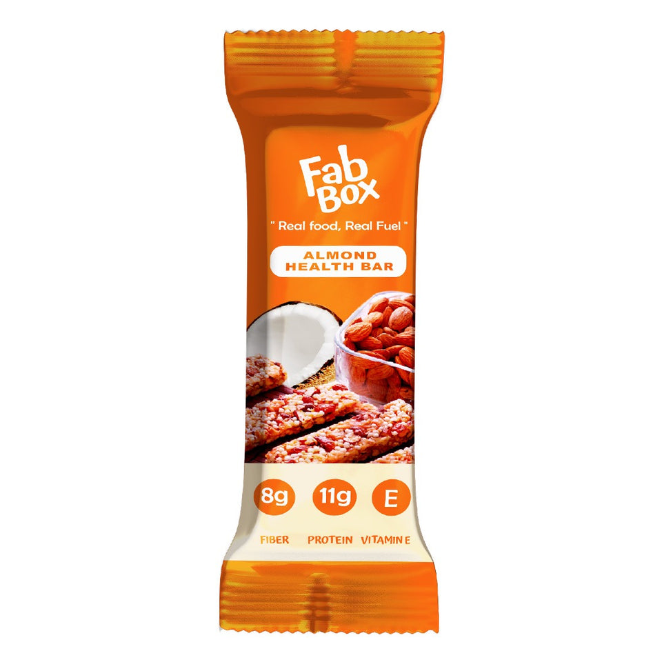 almond coconut bar product front cover packet