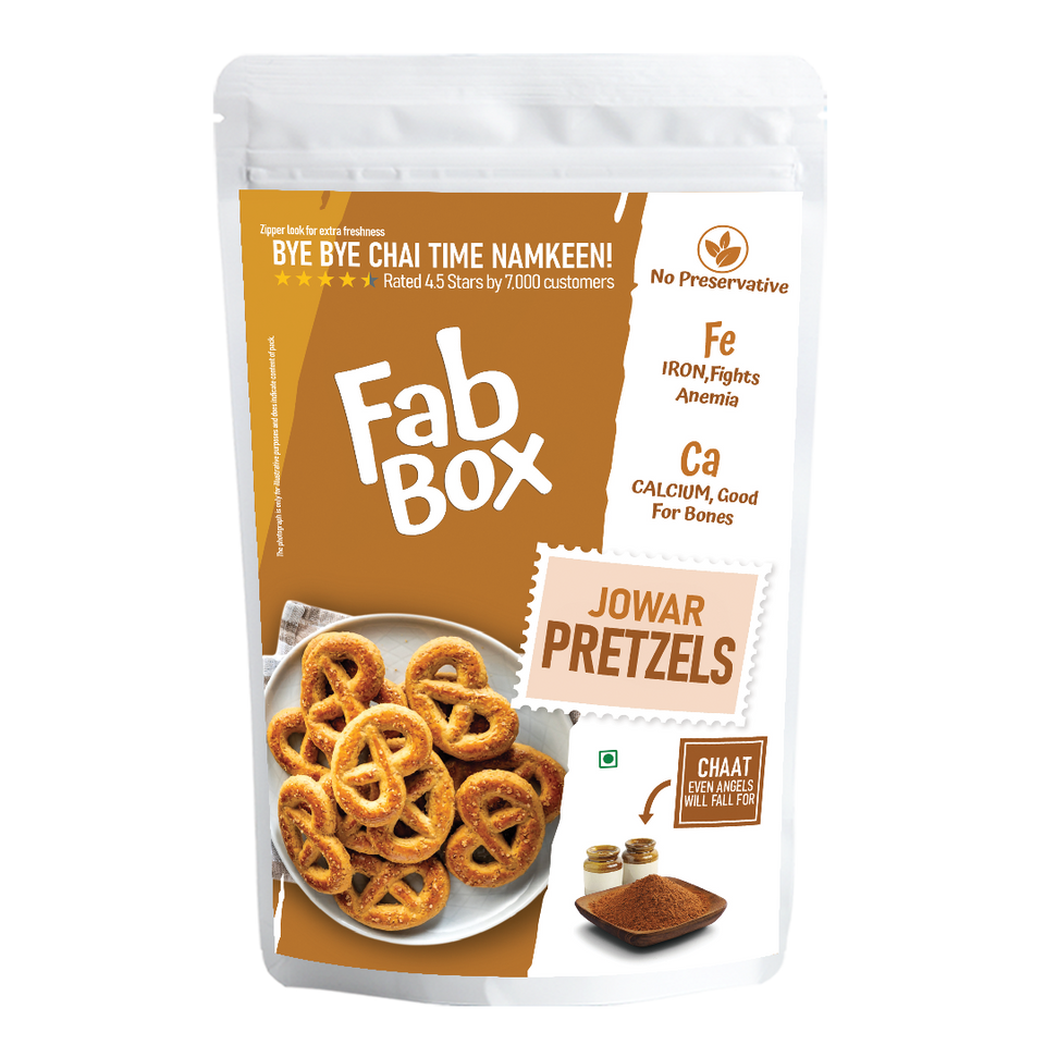 jowar pretzel prodct front cover packet