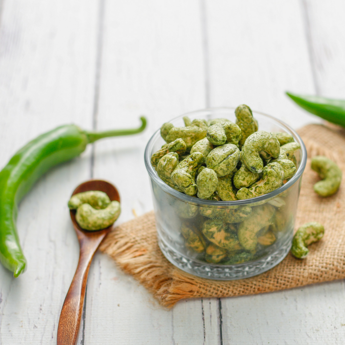 Green Chili Cashews