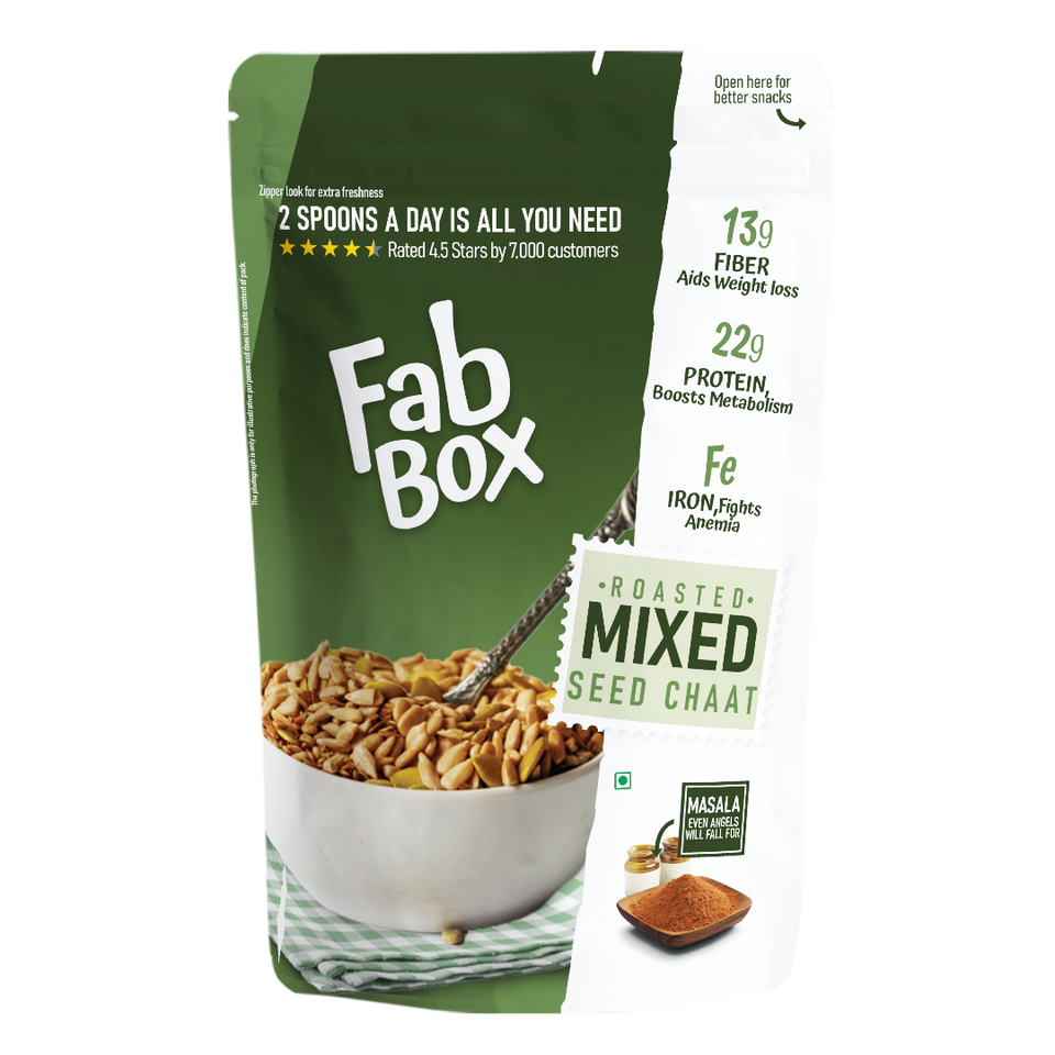 mixed seed chaat product front cover packet