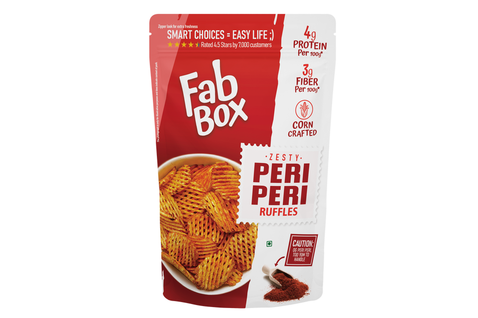 ZESTY PERI PERI RUFFLES  125gm