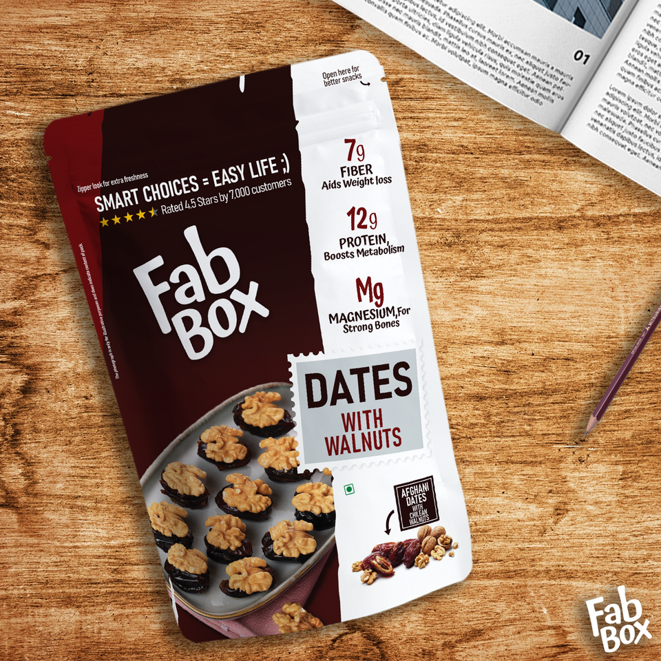 dates with walnuts product front packet cover
