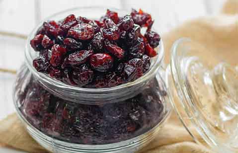 dried cranberries