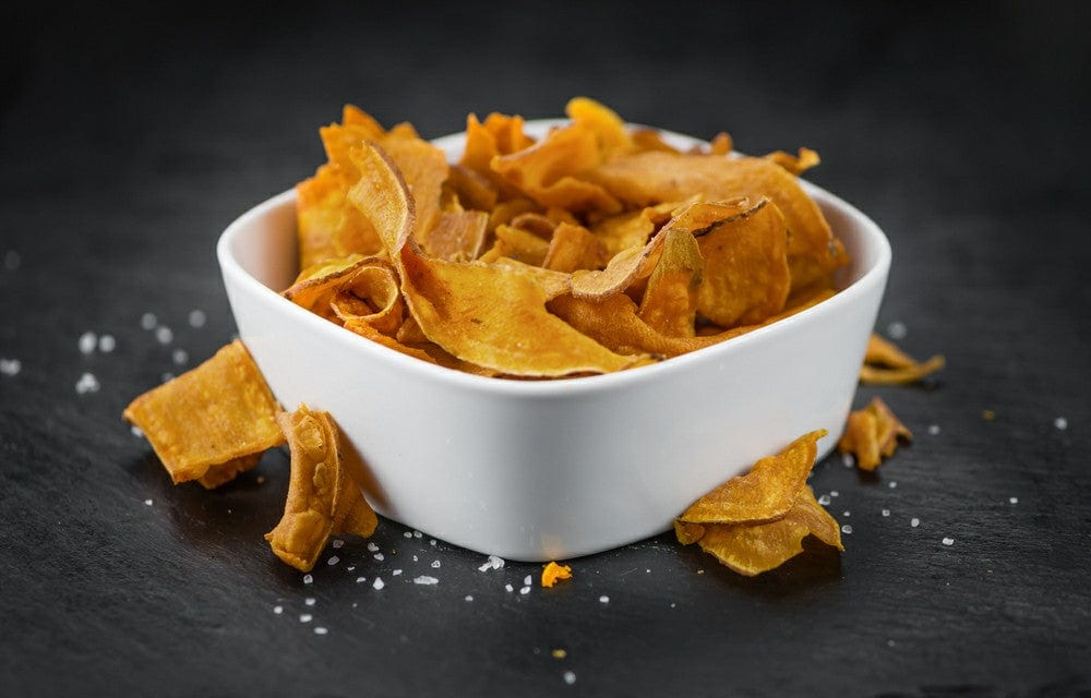 Cheesy Quinoa Millet Chips
